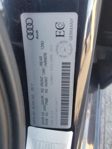 WAUF3AFC8HN104417 - 2017 AUDI A6 COMPETITION PRESTIGE BLACK photo 12