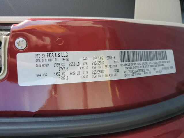 2C4RC1BG4KR523612 - 2019 CHRYSLER PACIFICA TOURING L MAROON photo 13