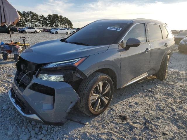 JN8AT3DC9MW105936 - 2021 NISSAN ROGUE PLATINUM GRAY photo 1