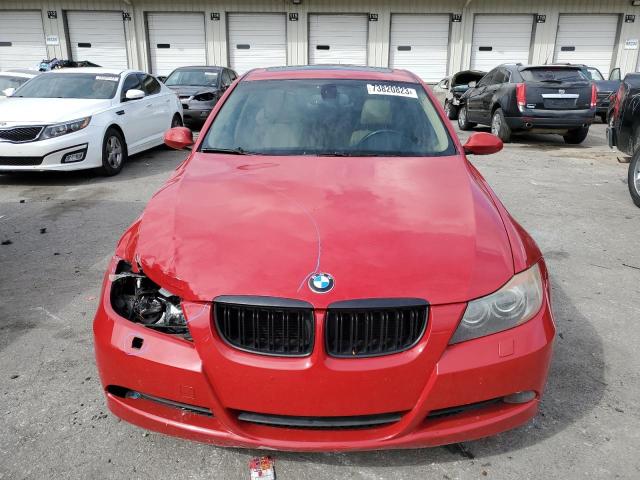 WBAVA33537KX79689 - 2007 BMW 328 I RED photo 5