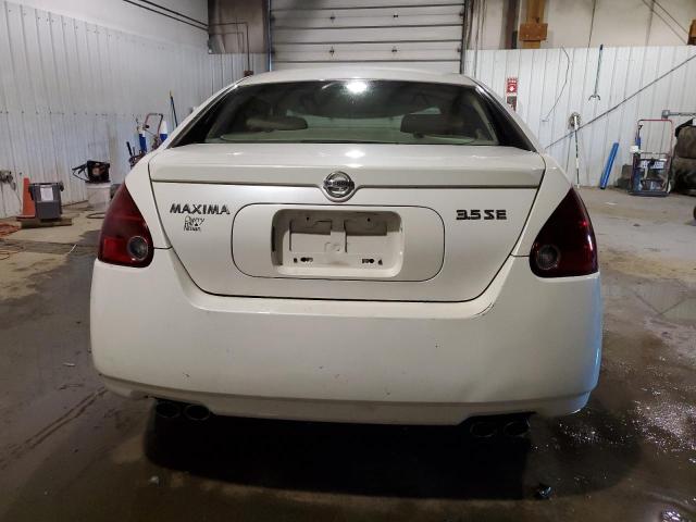 1N4BA41E96C812112 - 2006 NISSAN MAXIMA SE WHITE photo 6