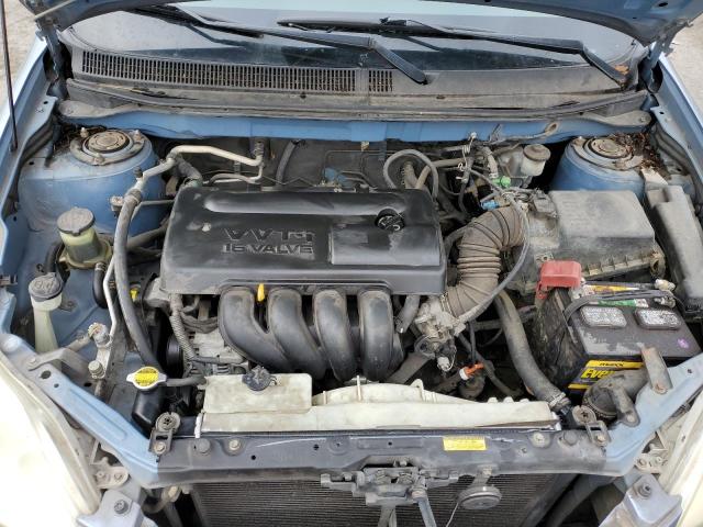 2T1KR32E03C703844 - 2003 TOYOTA COROLLA MA XR BLUE photo 11