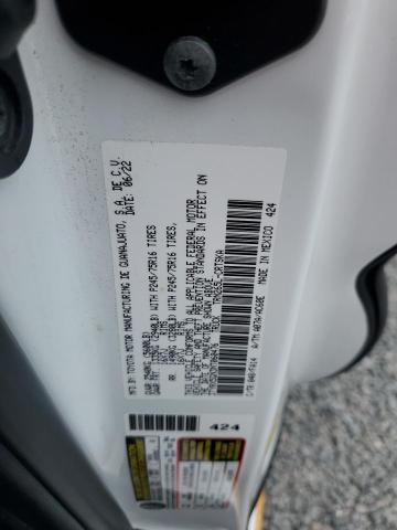 3TYRX5GN3NT060476 - 2022 TOYOTA TACOMA ACCESS CAB თეთრი ფოტო 12