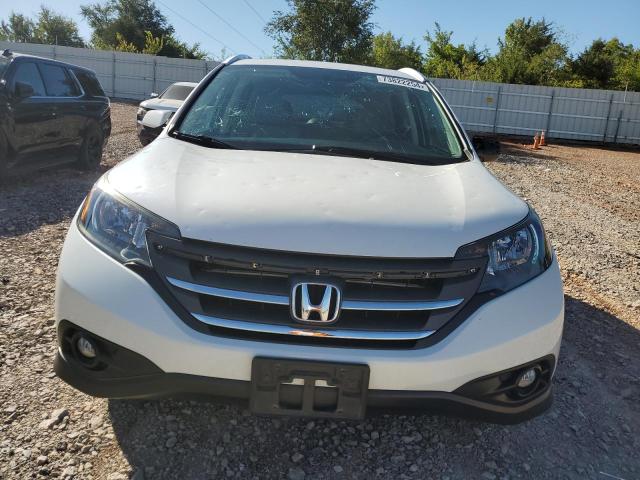 5J6RM4H7XCL071062 - 2012 HONDA CR-V EXL WHITE photo 5