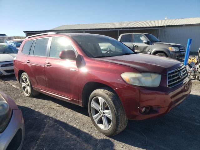 JTEES43A382065691 - 2008 TOYOTA HIGHLANDER SPORT RED photo 4