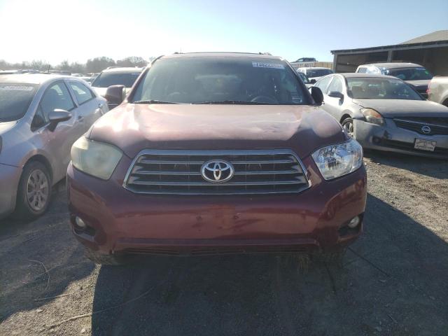 JTEES43A382065691 - 2008 TOYOTA HIGHLANDER SPORT RED photo 5