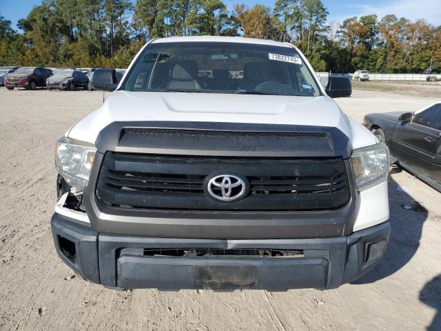 5TFRM5F10EX078804 - 2014 TOYOTA TUNDRA DOUBLE CAB SR/SR5 WHITE photo 5