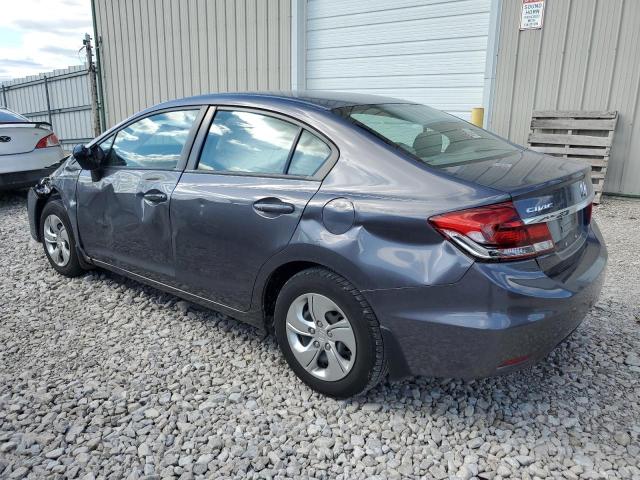 19XFB2F57FE036433 - 2015 HONDA CIVIC LX GRAY photo 2