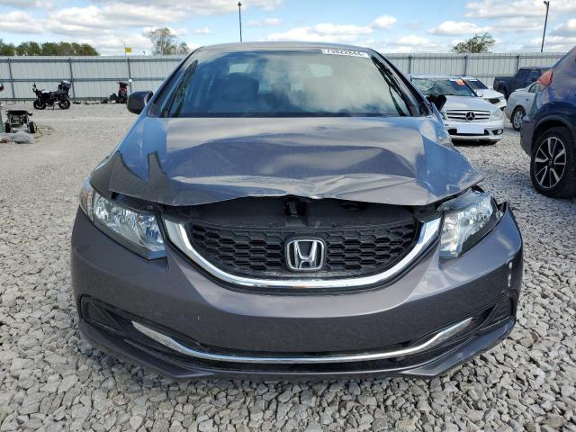 19XFB2F57FE036433 - 2015 HONDA CIVIC LX GRAY photo 5