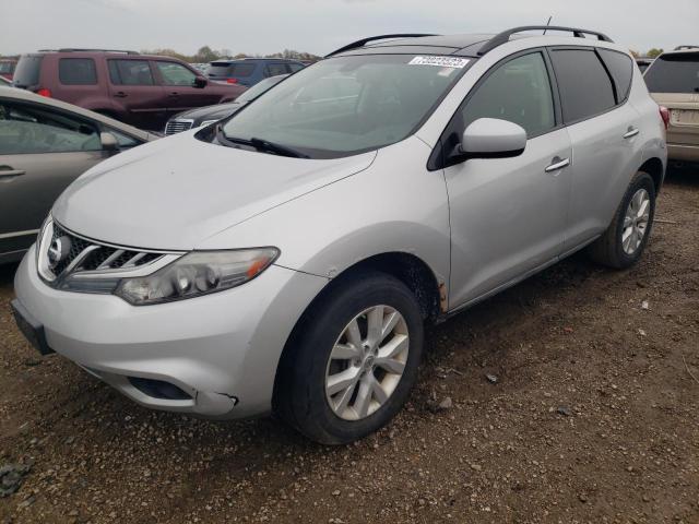 JN8AZ1MW5CW209237 - 2012 NISSAN MURANO S SILVER photo 1