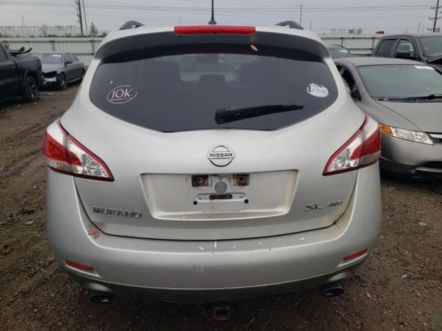 JN8AZ1MW5CW209237 - 2012 NISSAN MURANO S SILVER photo 6