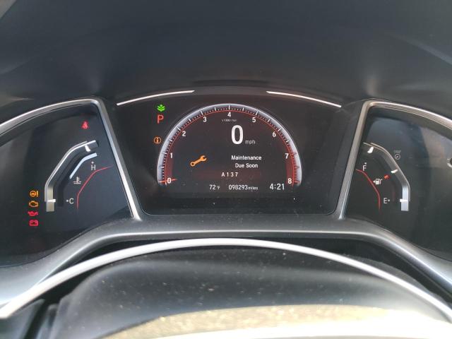 2HGFC2F89KH522944 - 2019 HONDA CIVIC SPORT ნაცრისფერი ფოტო 9