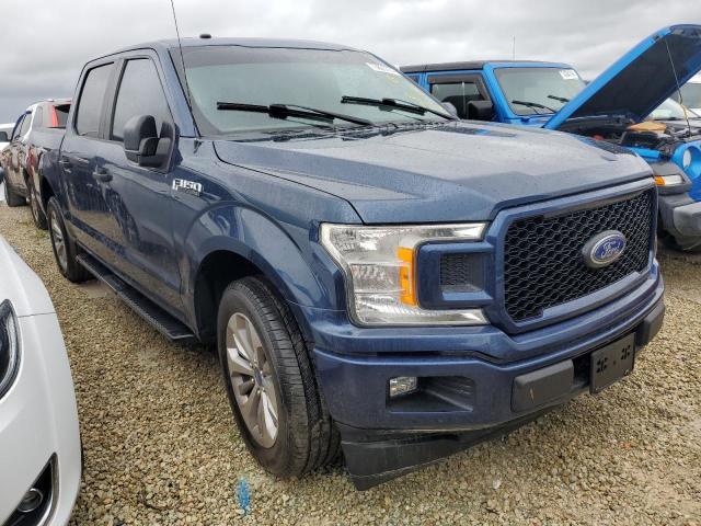 1FTEW1CP3JKF12148 - 2018 FORD F150 SUPERCREW BLUE photo 4