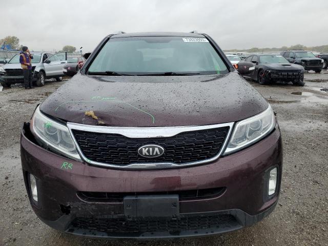 5XYKT4A66EG492139 - 2014 KIA SORENTO LX BURGUNDY photo 5