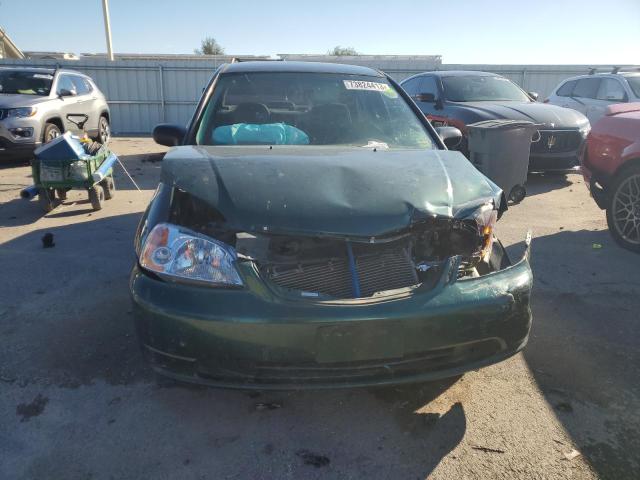 JHMES16502S001728 - 2002 HONDA CIVIC LX GREEN photo 5