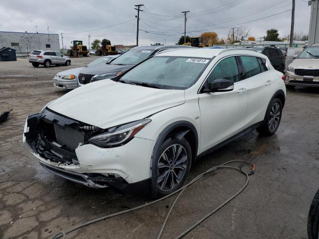 SJKCH5CR7JA045457 - 2018 INFINITI QX30 BASE WHITE photo 1