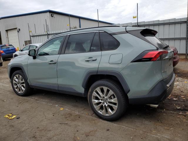 2T3C1RFV6KW004831 - 2019 TOYOTA RAV4 XLE PREMIUM TURQUOISE photo 2