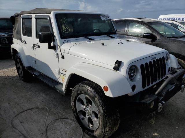 1C4BJWEG0GL105483 - 2016 JEEP WRANGLER U SAHARA WHITE photo 4