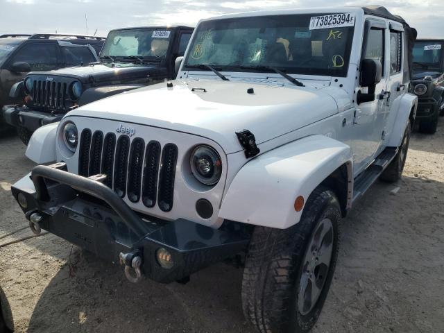 1C4BJWEG0GL105483 - 2016 JEEP WRANGLER U SAHARA WHITE photo 5