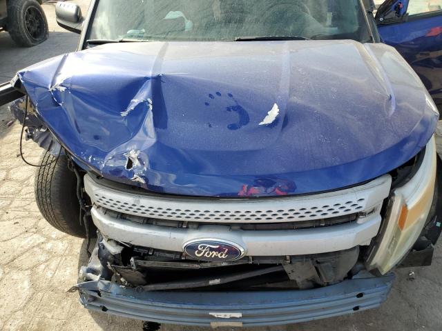 1FM5K7B84EGB74921 - 2014 FORD EXPLORER BLUE photo 12