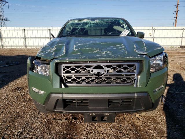 1N6ED1CM1NN679167 - 2022 NISSAN FRONTIER S GREEN photo 5