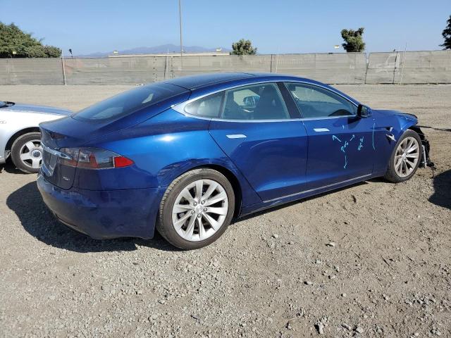 5YJSA1E20GF157139 - 2016 TESLA MODEL S Azul foto 3
