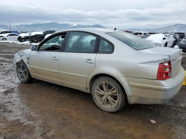 WVWBH63B31P045931 - 2001 VOLKSWAGEN PASSAT GLX SILVER photo 2