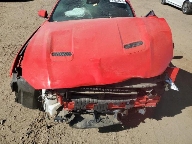 1FATP8UH6N5145082 - 2022 FORD MUSTANG RED photo 11