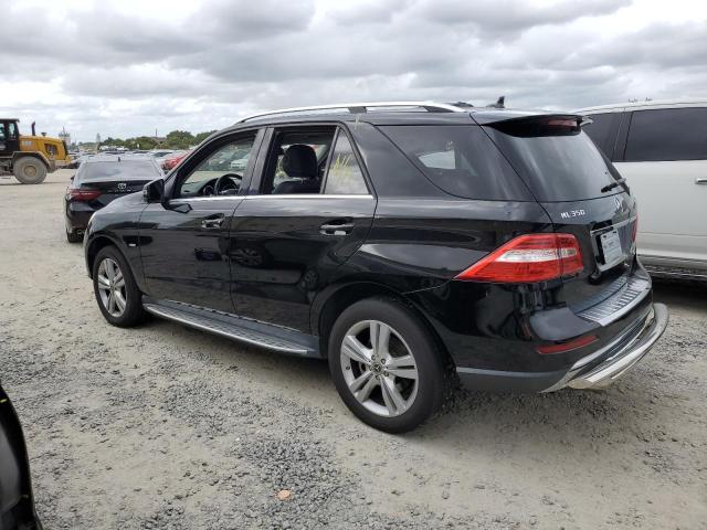 4JGDA5HB2CA003638 - 2012 MERCEDES-BENZ ML 350 4MATIC BLACK photo 2