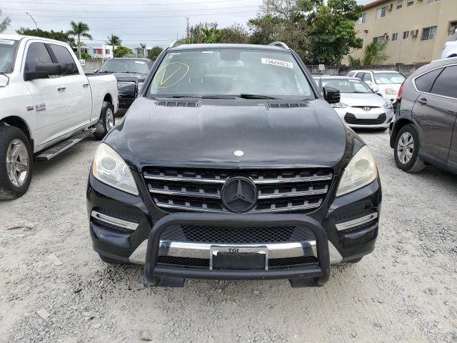 4JGDA5HB2CA003638 - 2012 MERCEDES-BENZ ML 350 4MATIC BLACK photo 5