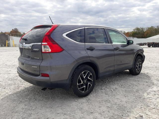 2HKRM4H48GH614379 - 2016 HONDA CR-V SE GRAY photo 3