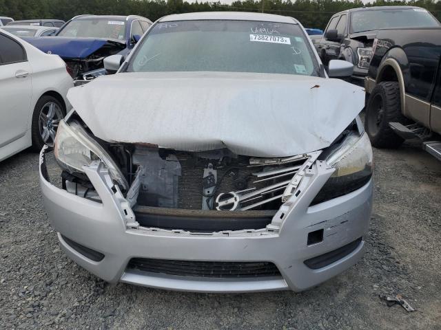 3N1AB7AP6FL661968 - 2015 NISSAN SENTRA S SILVER photo 9