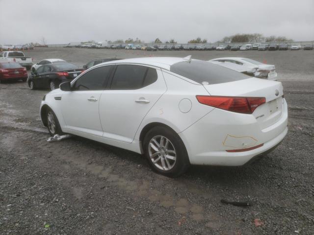 KNAGM4A7XD5402197 - 2013 KIA OPTIMA LX WHITE photo 2