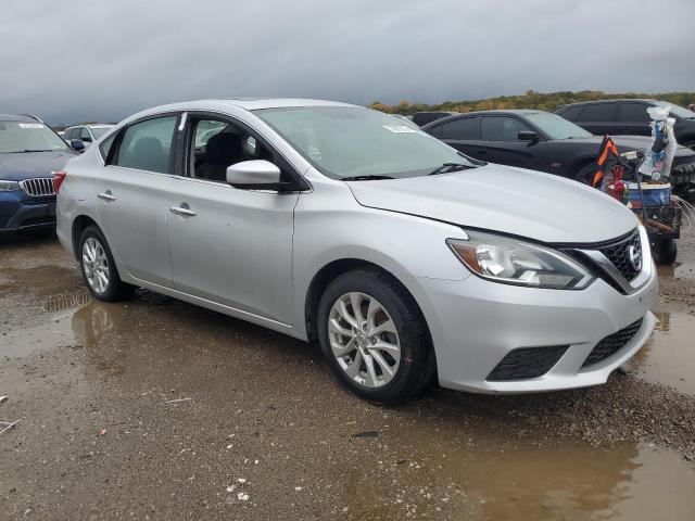 3N1AB7AP6HY348487 - 2017 NISSAN SENTRA S SILVER photo 4