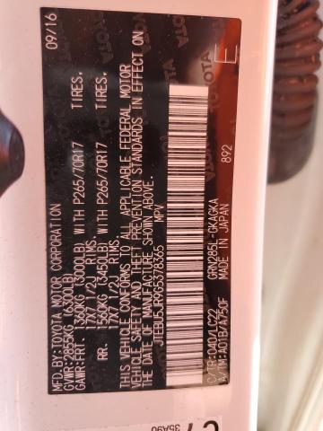 JTEBU5JR9G5378365 - 2016 TOYOTA 4RUNNER SR5/SR5 PREMIUM 白色 照片 14