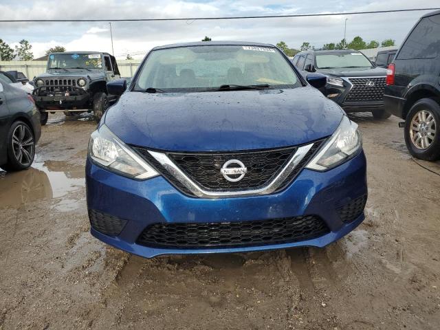 3N1AB7AP9HY268956 - 2017 NISSAN SENTRA S BLUE photo 5