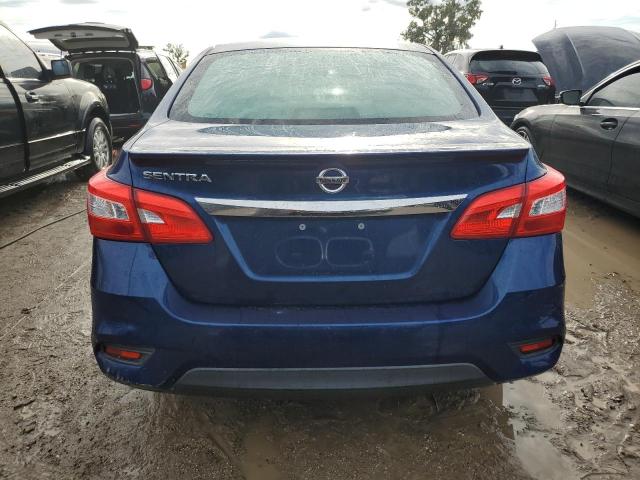 3N1AB7AP9HY268956 - 2017 NISSAN SENTRA S BLUE photo 6