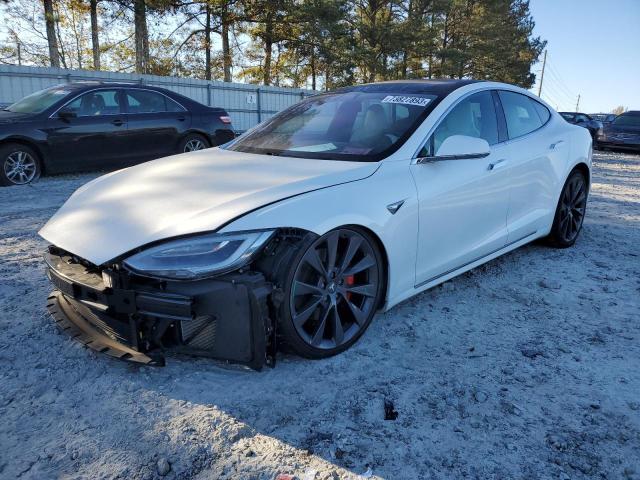 5YJSA1E42KF340651 - 2019 TESLA MODEL S Սպիտակ լուսանկար 1