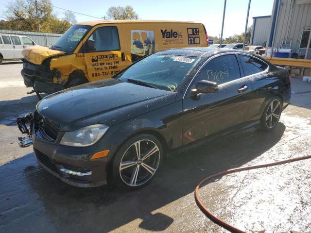 WDDGJ4HB1DG078802 - 2013 MERCEDES-BENZ C 250 BLACK photo 1