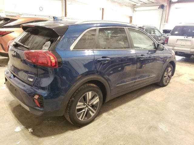 KNDCD3LDXN5533095 - 2022 KIA NIRO EX BLUE photo 3