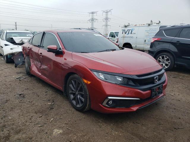 19XFC1F71LE023519 - 2020 HONDA CIVIC EXL RED photo 4