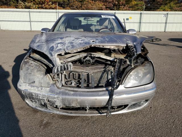 WDBNG84J14A399907 - 2004 MERCEDES-BENZ S 500 4MATIC SILVER photo 5