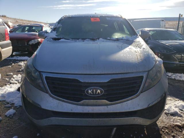 KNDPB3A27C7289352 - 2012 KIA SPORTAGE BASE SILVER photo 5