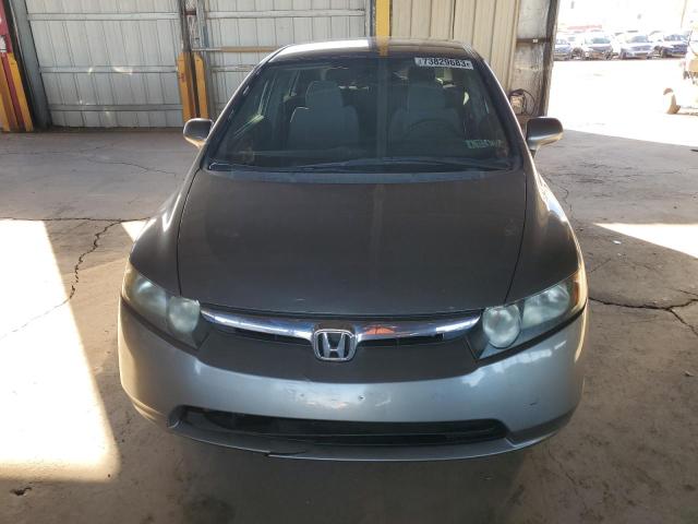 1HGFA16596L139391 - 2006 HONDA CIVIC LX GRAY photo 5