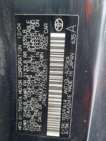 JTKDE177150033911 - 2005 TOYOTA SCION TC 石墨色 照片 12