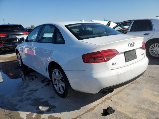 WAUAFAFL8BN038041 - 2011 AUDI A4 PREMIUM WHITE photo 2