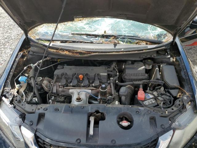 2HGFB2F90FH550312 - 2015 HONDA CIVIC EXL შავი ფოტო 11