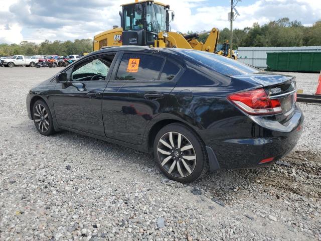 2HGFB2F90FH550312 - 2015 HONDA CIVIC EXL შავი ფოტო 2