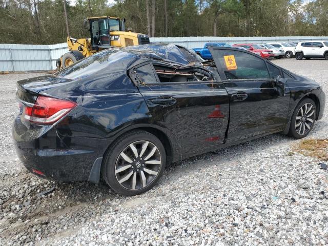 2HGFB2F90FH550312 - 2015 HONDA CIVIC EXL შავი ფოტო 3