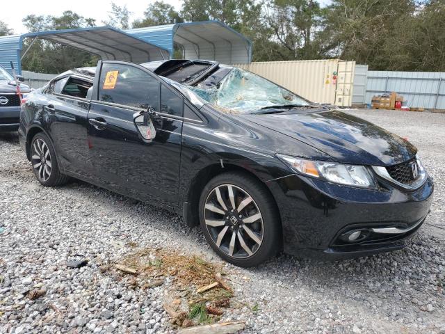 2HGFB2F90FH550312 - 2015 HONDA CIVIC EXL შავი ფოტო 4